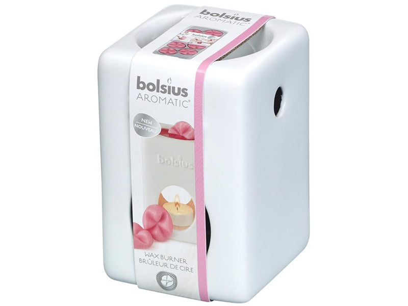 Bruciatore per cera aromatica Bolsius quadrato