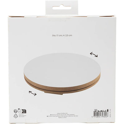 Creativ company rotating wheel, h: 2.5 cm, d 17 cm, 1 piece