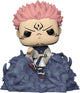 Funko jujutsu kaisen verzamelfiguur pop! deluxe sukuna 9 cm multicolours