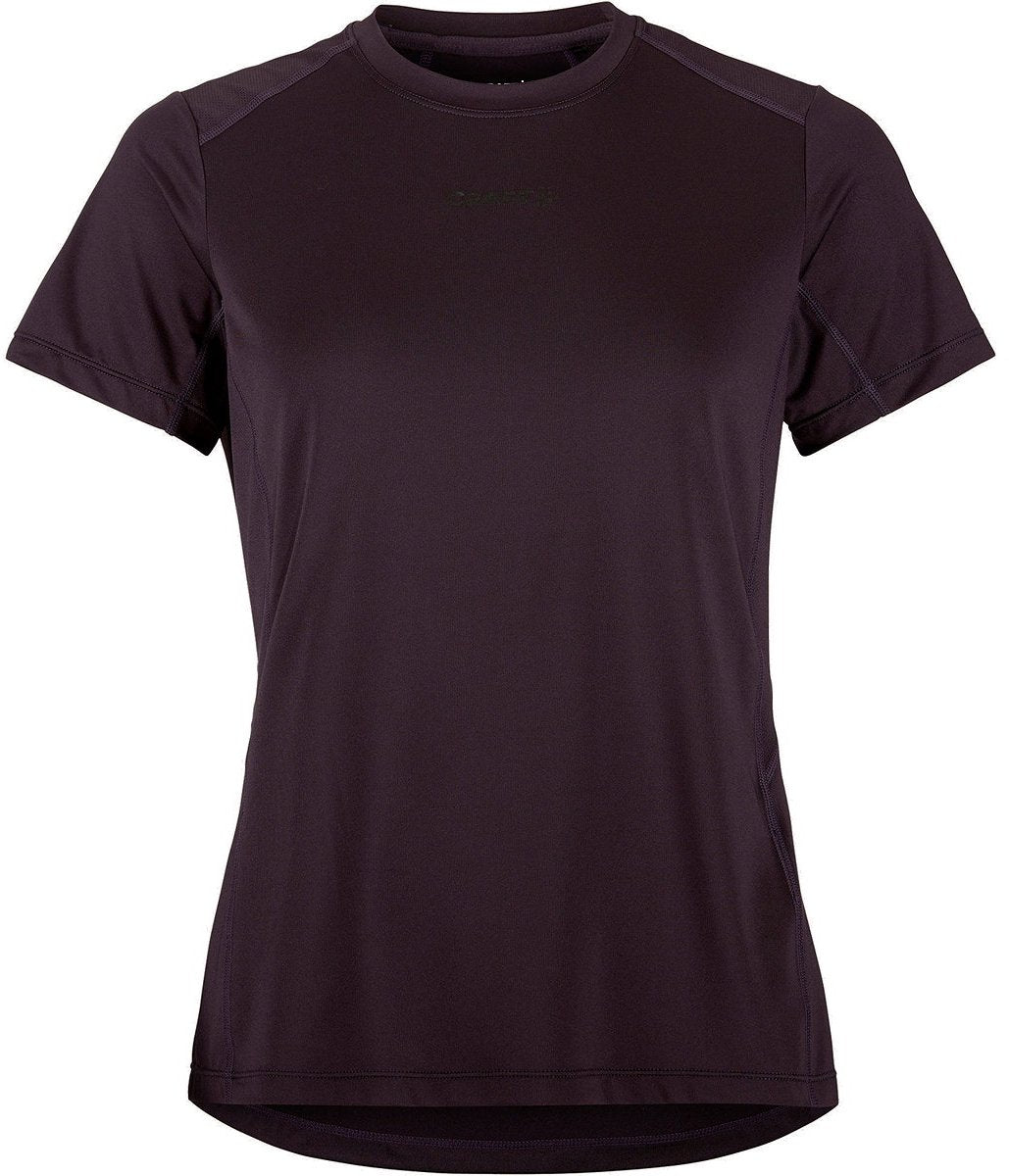 Craft adv essence 2 hardloopshirt dames - dk plum | maat: s