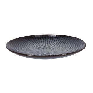 Piatto di tendenza accogliente PLAT D27.5XH3.6 cm Atlantis Stripe