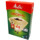 Filtros de café Melitta 1x4 80 piezas marrones