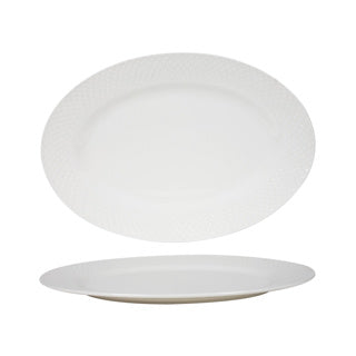 Porcellana di diamante ovale di servizio 34.5x24.2 cm
