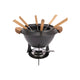 Fondere d23 cm ghisa con 6 forchette