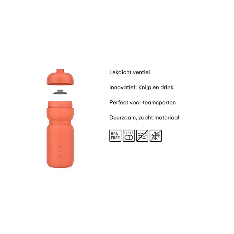 Bottiglia Mepal squeeze 600ml verde mela
