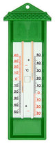 1008121 - Termometro min-max casa plastica verde | 2 pezzi