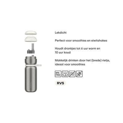 Bottiglia thermos Mepal twist - blu notte - 600ml
