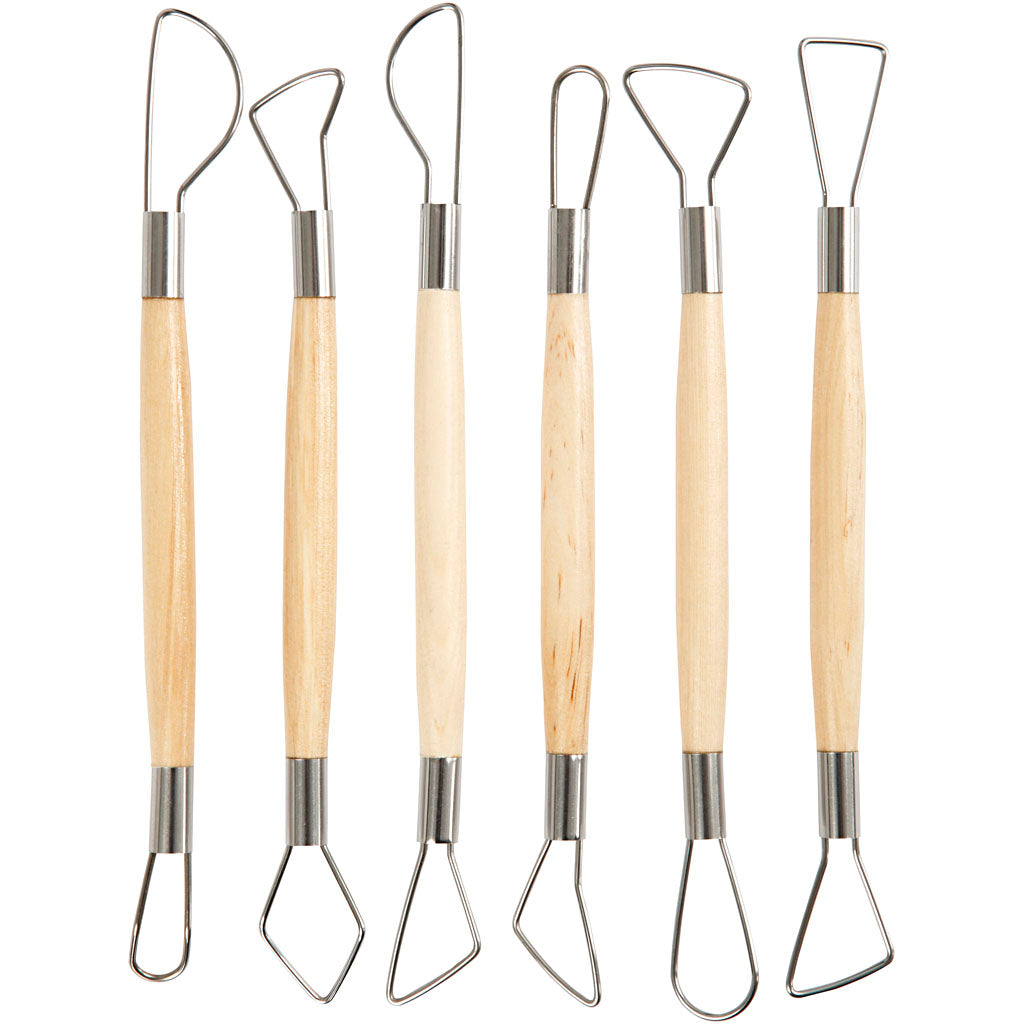 Creativ company mirrettes set ronde kanten, 6st.