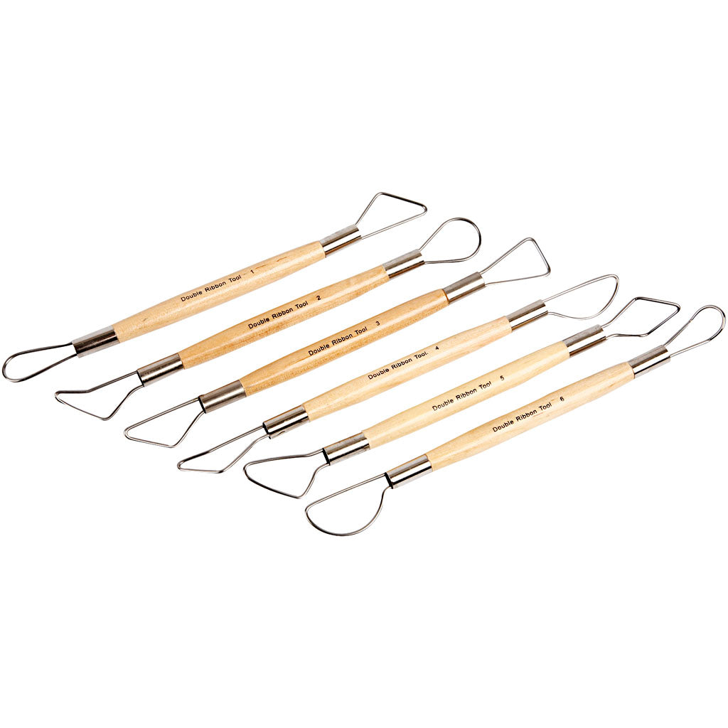 Creativ company mirrettes set ronde kanten, 6st.
