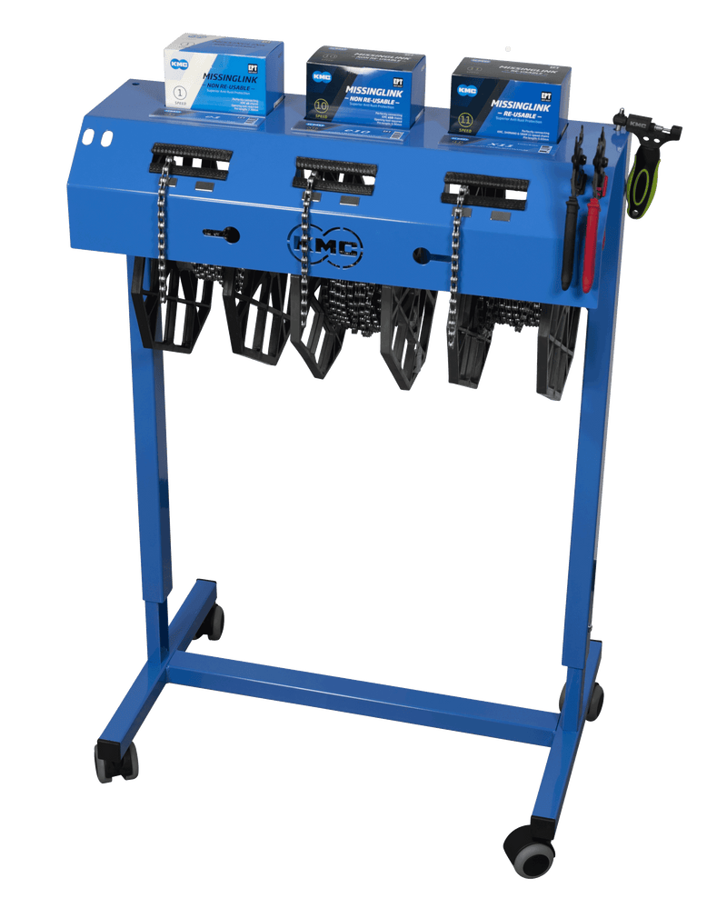 KMC Bicycle Chain Roller Pro - Azul - 90x60x40cm