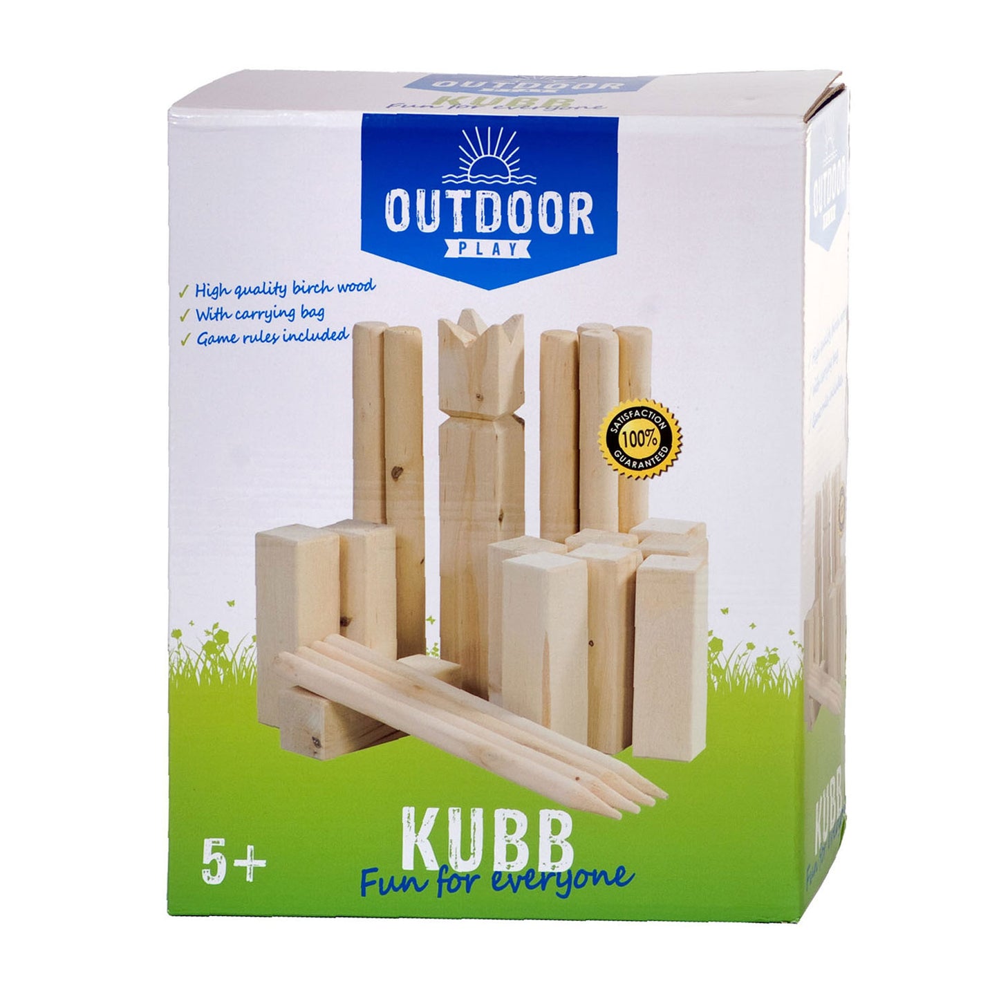 Juego de juego al aire libre de Kubb