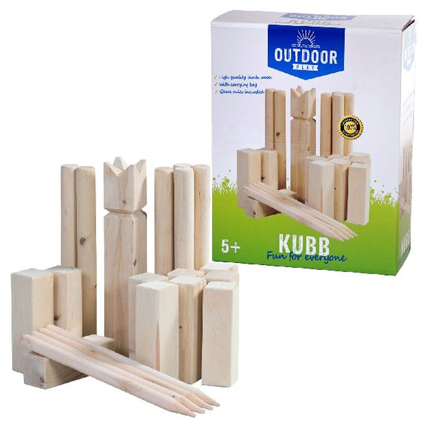 Juego de juego al aire libre de Kubb