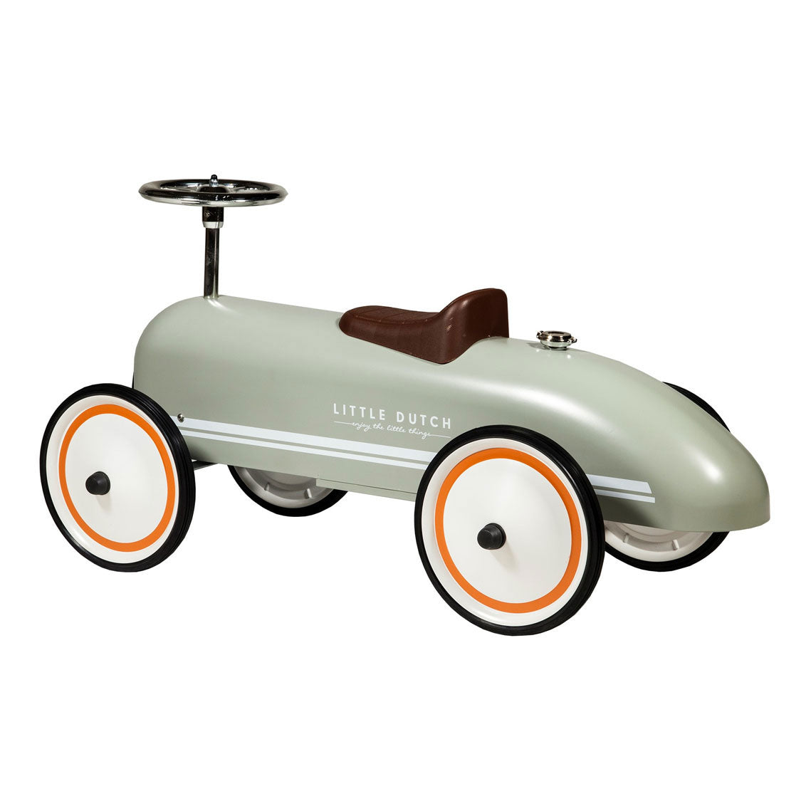 Little Dutch Retro Walking Auto 75x40x40 cm Verde