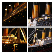 Cubic fun 3d puzzel titanic met led verlichting - 266st. - afbeelding 4