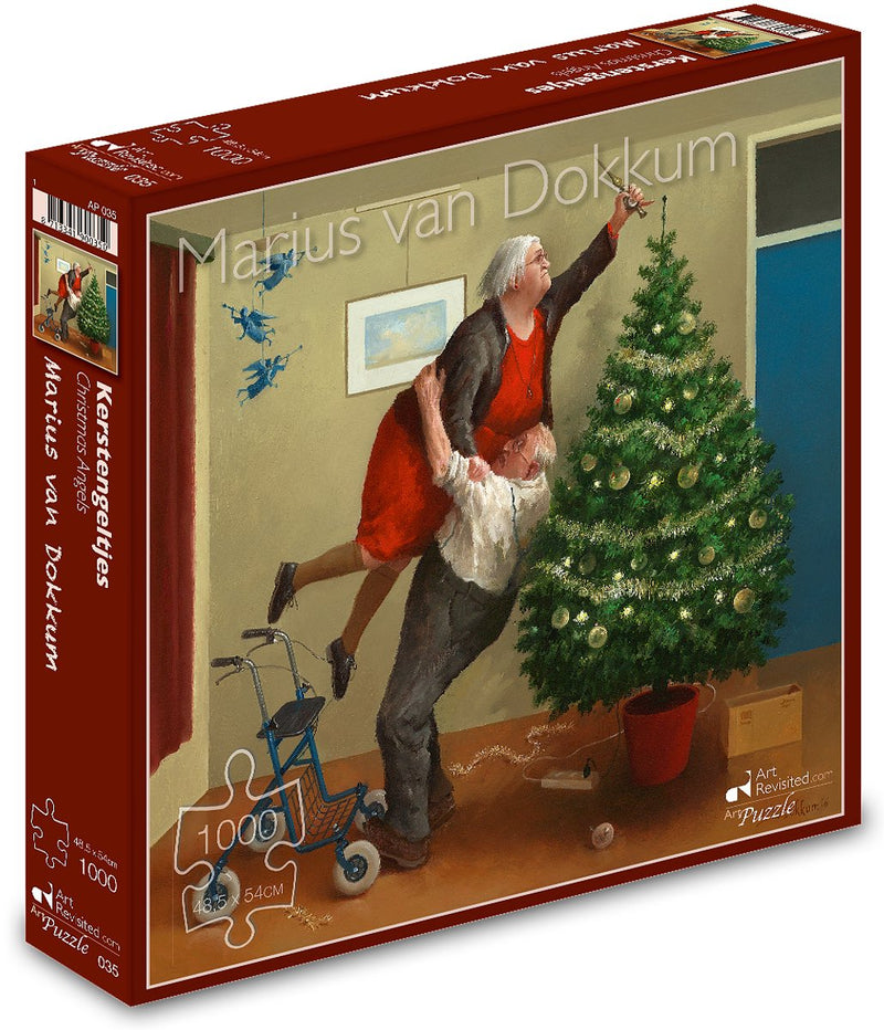 Marius van dokkum Angeli di Natale - nuovo puzzle natalizio da 1000 pezzi