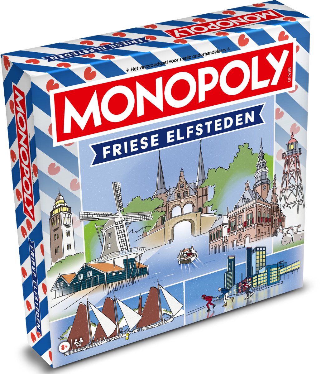 Identity games monopoly friese elfsteden - speciale editie - bordspel