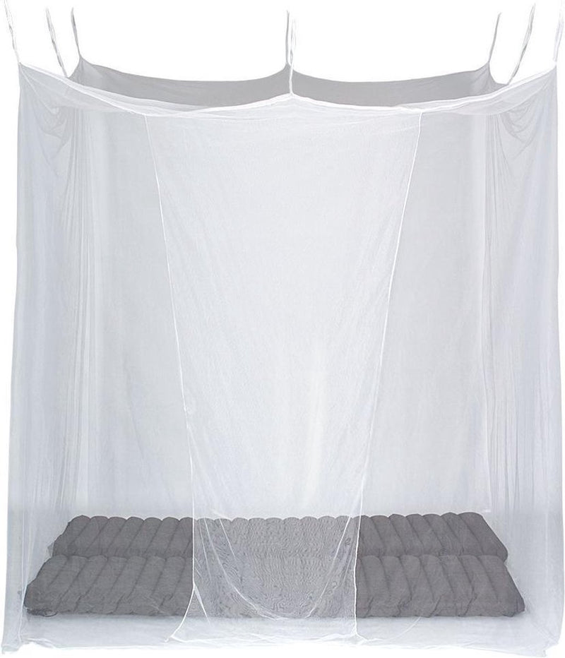 Abbey camp klamboe - 2 persoons - boxmodel - wit - 200 x 200 cm