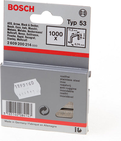 Bosch - non con filo sottile tipo 53 11,4 x 0,74 x 6 mm