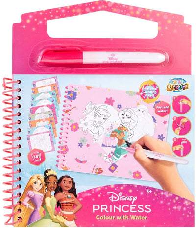 Libro de color de agua de princesa canenco