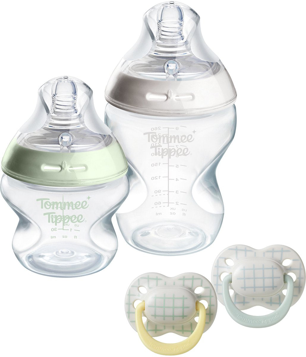 Set regalo Tommee Tippee con biberon e ciuccio Natural Start