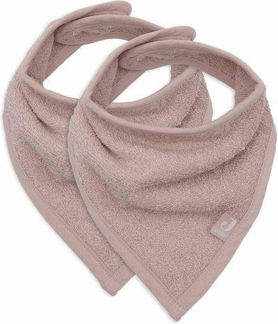 Jollein - bandana bavaglino - cotone - bavaglini - 2 pezzi - rosa canina - 2 pezzi