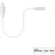 Lightning naar 3,5 mm adapterkabel xlayer 214355 wit