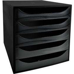 Cómoda office depot 5 cajones negro