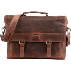 Bolso bandolera para portátil orgullo y alma nube marrón