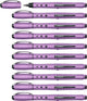 Stabilo worker+ - rollerball 0.5 mm - naturecolors wildflower - grijs violet - doos 10 stuks