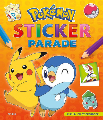 Delta Pokemon Sticker Parade Color Sticker Book
