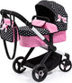 Bayer design - cochecito de muñecas xeo en negro, blanco y rosa