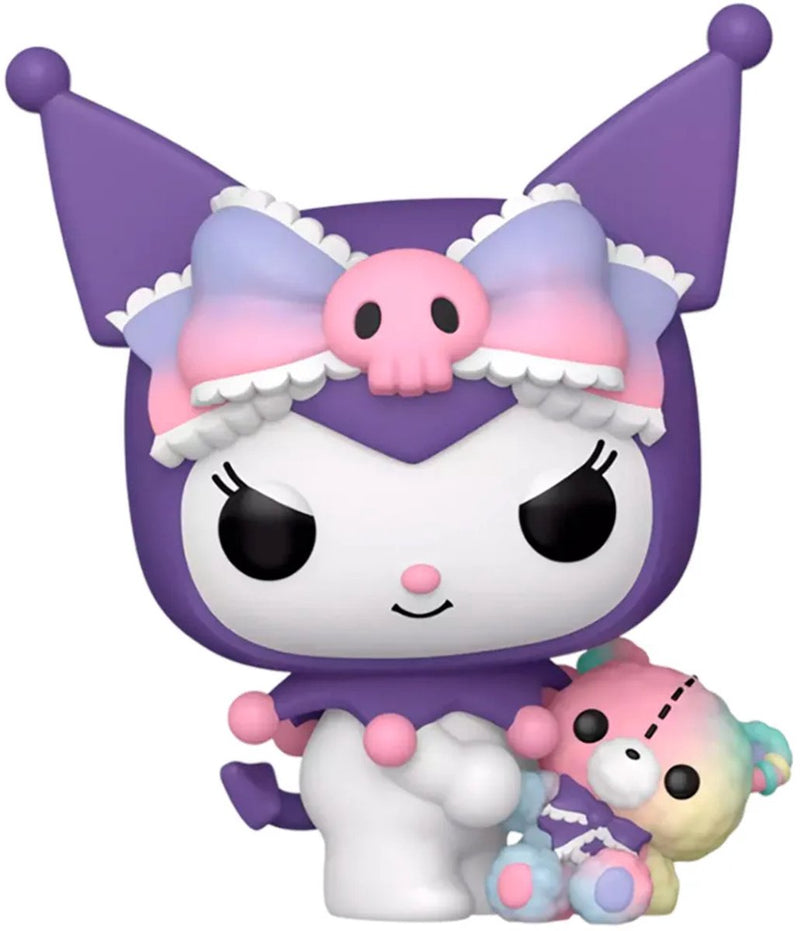 Funko hello kitty kuromi con orso in vinile figura 129 unisex pop! - neutro - standard
