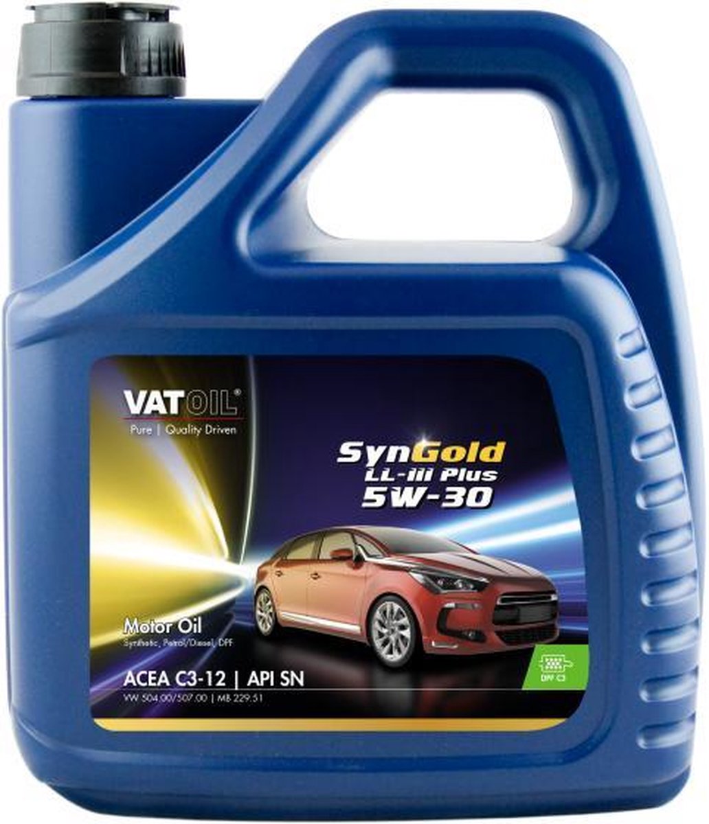 Kroon-olio vatoil syngold ll-iii plus 5w30 longlife ll c3 4ltr