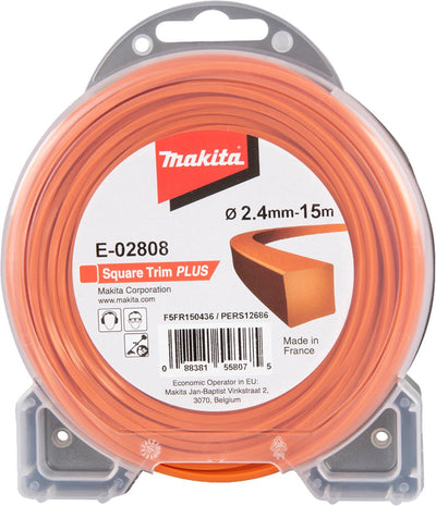 Línea de corte Makita cuadrada 2,4 mm x 15 m - e-02808