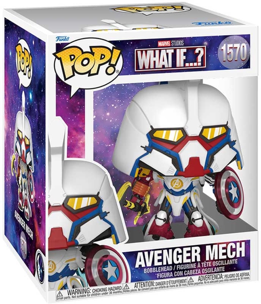 Funko pop! marvel: what if...? - avenger mech (6 inch) #1570