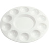 Creativ company https: www.cchobby.nl palet-rond-palet-met-11-vakken-d-17-cm-wit-1-stuk