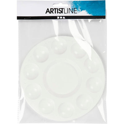 Creative Company Paint Palette White, 17 cm