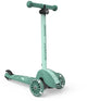 Scoot ride highwaykick 3s - kinderstep - led-wielen, 3 wielen en 2-voudige besturing - 3+ jaar (96-130 cm), max 50 kg - pu wielen 120 80 mm, forest