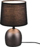 Rl vive tu luz realidad malu - lámpara de mesa - níquel antiguo - excl. 1x e14 4 w - interruptor de cable