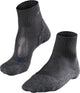 Falke tk2 cool short anti-blaar dik lyocell functioneel materiaal wandelsokken dames grijs - maat 35-36