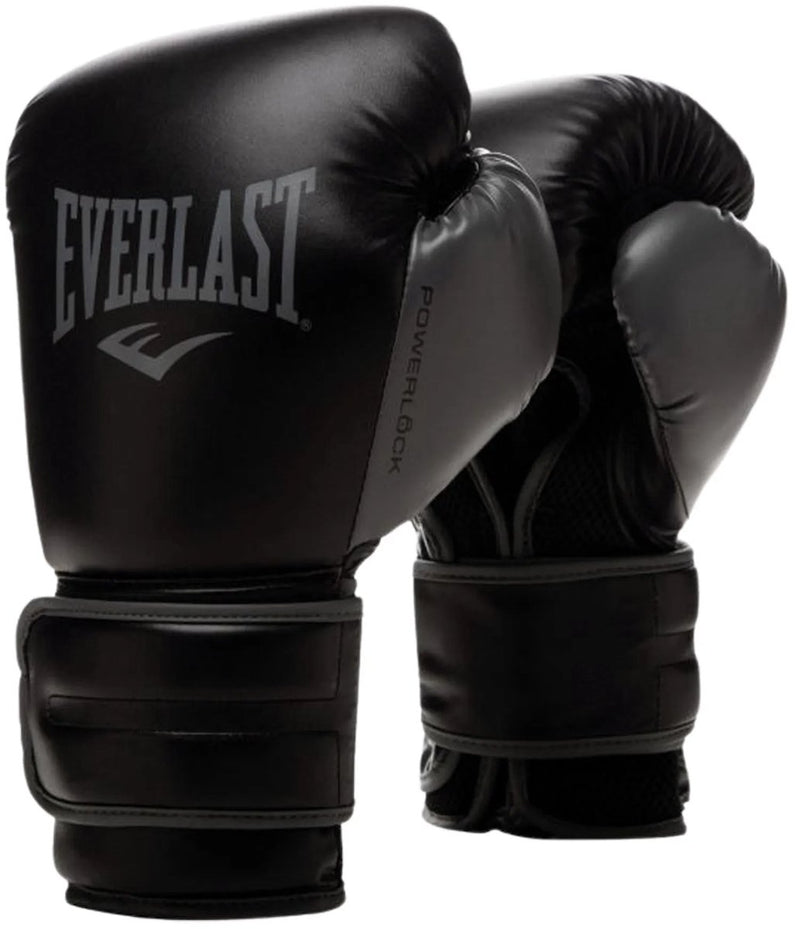 Everlast powerlock 2 - guantoni da boxe - 12 once - neri