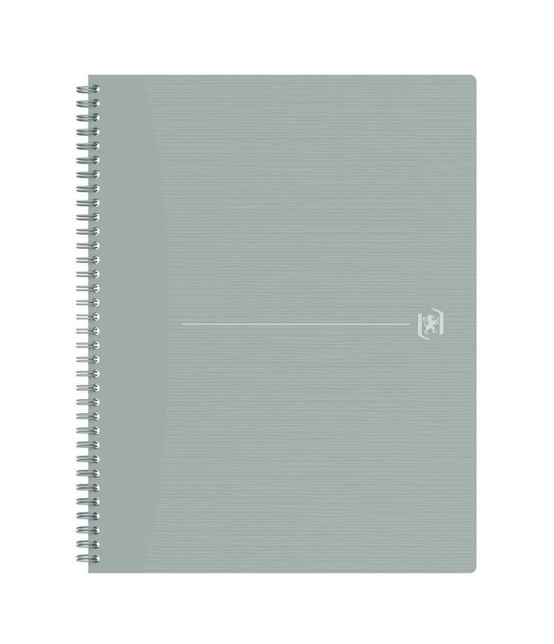 Origini Oxford - quaderno sostenibile - A4+ - quadretti 5 mm - 70 fogli - grigio