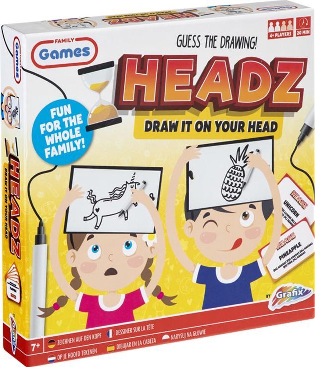 Grafix board game | headz | drawing skills | ra ra what do I sign? | 30 seconds