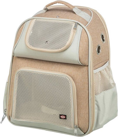 Trixie Dog Bag Backpack Willow Beige Brown
