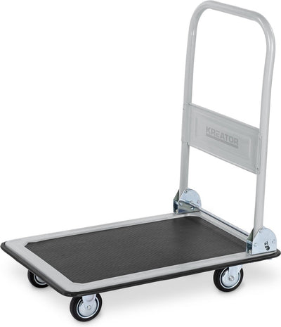 Carrello con piattaforma Kreator krt670101 - pieghevole - capacità di carico 150 kg