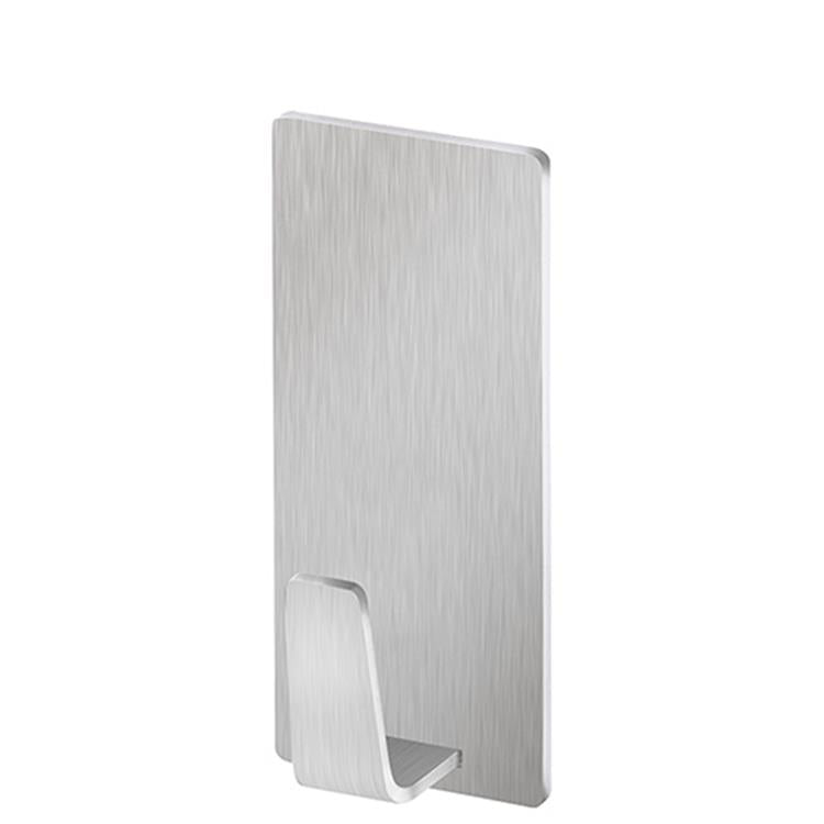 Tesa 1059024 - Regleta impermeable con gancho de acero inoxidable rectangular grande | 6 piezas
