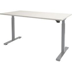 Zit-sta-bureau schaffenburg dextro basic t-voet kalk wit