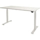 Zit-sta-bureau schaffenburg dextro basic t-voet kalk wit