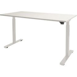 Zit- sta bureau schaffenburg dextro basic t-voet kalk wit