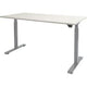 Zit-sta-bureau schaffenburg dextro basic t-voet kalk wit